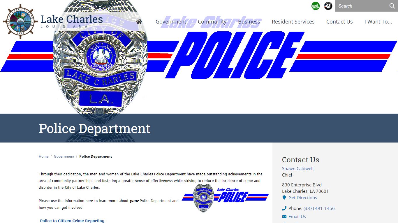 Police Department / Lake Charles, Louisiana